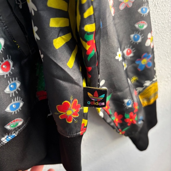 Adidas x Pharrell Williams Limited Edition Multi-Color Print Bomber Jacket - Picture 5 of 12